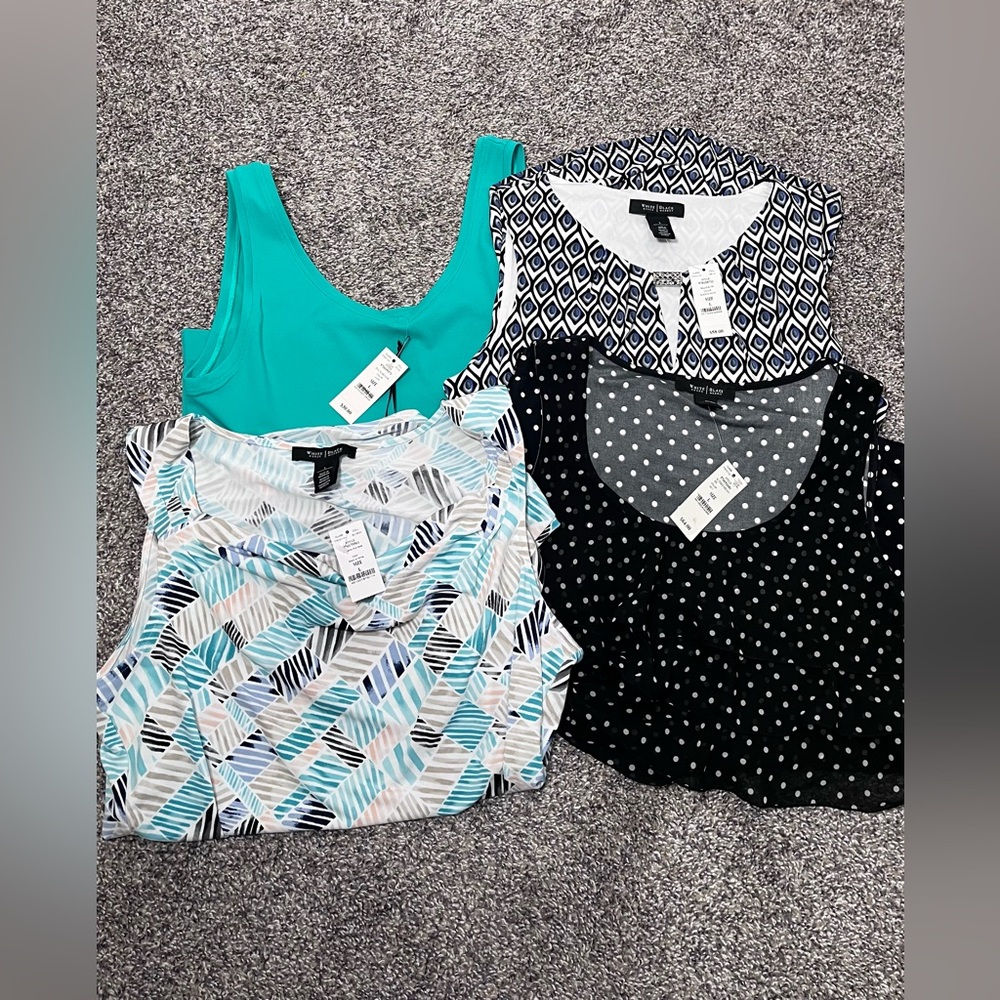 White House Black Market tank top bundle of 4 size large